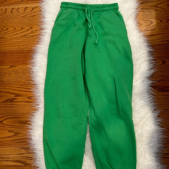 Zara Pants & Jumpsuits Zara Green Sweatpants Poshmark
